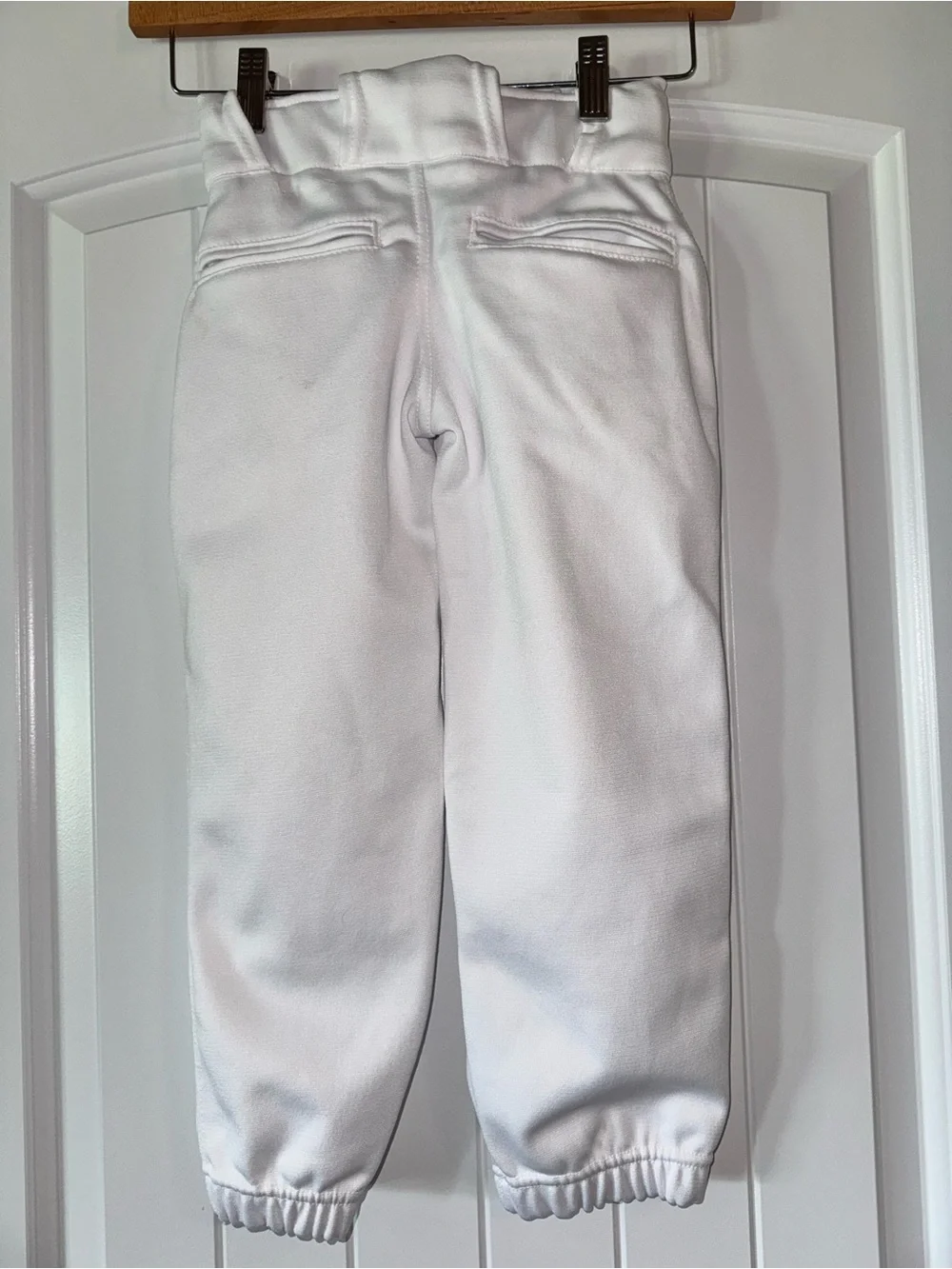 Champro Sports Youth White Baseball Pants Elastic Cuff Size Small